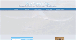 Desktop Screenshot of bitterrootland.com